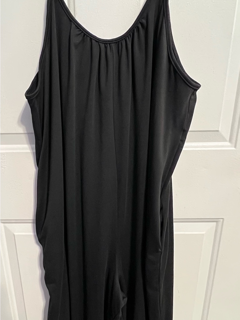 Sleek Black Sleeveless Jumpsuit